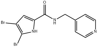 4,5-DIBROMO-N-(4-PYRIDINYLMETHYL)-1H-PYRROLE-2-CARBOXAMIDE Struktur