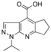 1-ISOPROPYL-1,5,6,7-TETRAHYDRO-1,2,8-TRIAZA-S-INDACENE-4-CARBOXYLIC ACID Struktur