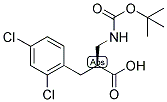 (S)-2-(TERT-BUTOXYCARBONYLAMINO-METHYL)-3-(2,4-DICHLORO-PHENYL)-PROPIONIC ACID Struktur