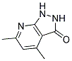 4,6-DIMETHYL-1,2-DIHYDRO-3H-PYRAZOLO[3,4-B]PYRIDIN-3-ONE Struktur