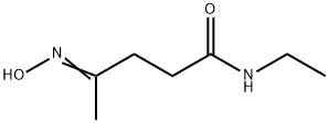 4-HYDROXYIMINO-PENTANOIC ACID ETHYLAMIDE Struktur