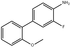 3-FLUORO-2'-METHOXY[1,1'-BIPHENYL]-4-AMINE Struktur