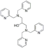 1,3-BIS[BIS(2-PYRIDYLMETHYL)AMINO]-2-PROPANOL Struktur