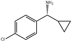 (1R)(4-CHLOROPHENYL)CYCLOPROPYLMETHYLAMINE Struktur