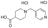 1-(PYRIDIN-4-YLMETHYL)PIPERIDINE-4-CARBOXYLIC ACID DIHYDROCHLORIDE Struktur