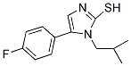 5-(4-FLUOROPHENYL)-1-ISOBUTYL-1H-IMIDAZOLE-2-THIOL Struktur