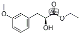 (S)-2-HYDROXY-3-(3-METHOXY-PHENYL)-PROPIONIC ACID ETHYL ESTER Struktur