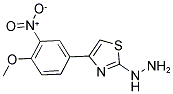 [4-(4-METHOXY-3-NITRO-PHENYL)-THIAZOL-2-YL]-HYDRAZINE Struktur