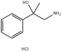 1-AMINO-2-PHENYL-PROPAN-2-OL HYDROCHLORIDE Structure