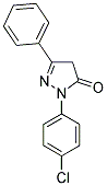 2-(4-CHLORO-PHENYL)-5-PHENYL-2,4-DIHYDRO-PYRAZOL-3-ONE Struktur