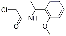 2-CHLORO-N-[1-(2-METHOXYPHENYL)ETHYL]ACETAMIDE Struktur