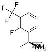 (S)-1-(2-FLUORO-3-(TRIFLUOROMETHYL)PHENYL)ETHANAMINE Struktur