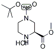 (S)-PIPERAZINE-1,3-DICARBOXYLIC ACID 1-TERT-BUTYL ESTER 3-METHYL ESTER HCL Struktur