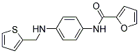 N-(4-((THIEN-2-YLMETHYL)AMINO)PHENYL)-2-FURAMIDE Struktur