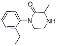 1-(2-ETHYLPHENYL)-3-METHYLPIPERAZIN-2-ONE Struktur