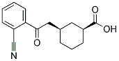 CIS-3-[2-(2-CYANOPHENYL)-2-OXOETHYL]CYCLOHEXANE-1-CARBOXYLIC ACID Struktur