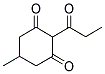 5-METHYL-2-PROPIONYLCYCLOHEXANE-1,3-DIONE Struktur