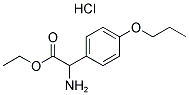 ETHYL AMINO(4-PROPOXYPHENYL)ACETATE HYDROCHLORIDE Struktur