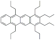 1,2,3,4,6,11-HEXAPROPYLNAPHTHACENE Struktur