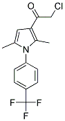 2-CHLORO-1-[2,5-DIMETHYL-1-[4-(TRIFLUOROMETHYL)PHENYL]-1H-PYRROL-3-YL]ETHANONE Struktur