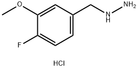 (3-METHOXY-4-FLUOROBENZYL)HYDRAZINE DIHYDROCHLORIDE Struktur