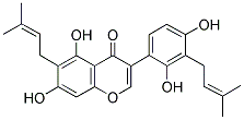 6,3'-DIPRENYL-2'-HYDROXYGENISTEIN Struktur