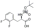 (R)-2-TERT-BUTOXYCARBONYLAMINO-3-(2,3-DIFLUORO-PHENYL)-PROPIONIC ACID Struktur