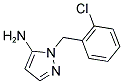 1-(2-CHLOROBENZYL)-1H-PYRAZOL-5-AMINE Struktur