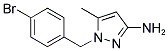 1-(4-BROMO-BENZYL)-5-METHYL-1 H-PYRAZOL-3-YLAMINE Struktur