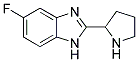 5-FLUORO-2-PYRROLIDIN-2-YL-1H-BENZOIMIDAZOLE Struktur