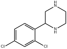 2-(2,4-DICHLORO-PHENYL)-PIPERAZINE Struktur