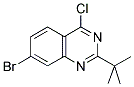 7-BROMO-4-CHLORO-2-TERT-BUTYL-QUINAZOLINE Struktur