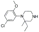 1-(5-CHLORO-2-METHOXYPHENYL)-2-ETHYL-2-METHYLPIPERAZINE Struktur