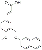 (2E)-3-(4-METHOXY-3-[(2-NAPHTHYLOXY)METHYL]PHENYL)-2-PROPENOIC ACID Struktur