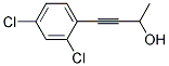 4-(2,4-DICHLOROPHENYL)-3-BUTYN-2-OL Struktur