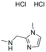 N-METHYL-N-[(1-METHYL-1H-IMIDAZOL-2-YL)METHYL]AMINE DIHYDROCHLORIDE Struktur