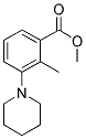 2-METHYL-3-PIPERIDIN-1-YL-BENZOIC ACID METHYL ESTER Struktur