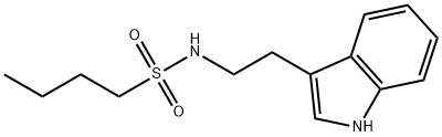 N-[2-(1H-INDOL-3-YL)ETHYL]-1-BUTANESULFONAMIDE Struktur