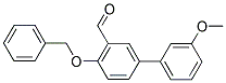 4-(BENZYLOXY)-3'-METHOXY[1,1'-BIPHENYL]-3-CARBALDEHYDE Struktur