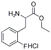 ETHYL 2-AMINO-3-(2-FLUOROPHENYL)PROPANOATE HYDROCHLORIDE Struktur