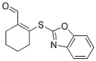 2-(BENZOOXAZOL-2-YLSULFANYL)-CYCLOHEX-1-ENECARBALDEHYDE Struktur