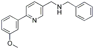 N-BENZYL-(6-(3-METHOXYPHENYL)PYRIDIN-3-YL)METHANAMINE Struktur