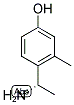 (S)-4-(1-AMINOETHYL)-3-METHYLPHENOL Struktur