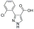 3-(2-CHLOROPHENYL)-PYRAZOLE-4-CARBOXYLIC ACID Struktur