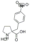 (R)-ALPHA-(4-NITROBENZYL)-PROLINE-HCL Struktur