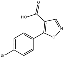 5-(4-BROMO-PHENYL)-ISOXAZOLE-4-CARBOXYLIC ACID Structure