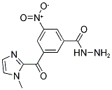 3-(1-METHYL-1H-IMIDAZOLE-2-CARBONYL)-5-NITRO-BENZOIC ACID HYDRAZIDE Struktur