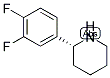 (R)-2-(3,4-DIFLUOROPHENYL)PIPERIDINE Struktur