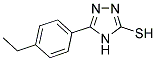 5-(4-ETHYL-PHENYL)-4H-[1,2,4]TRIAZOLE-3-THIOL Struktur