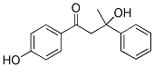 3-HYDROXY-1-(4-HYDROXYPHENYL)-3-PHENYL-1-BUTANONE Struktur